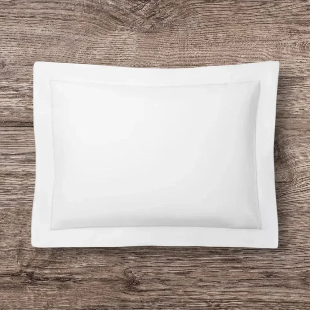 NWT Ralph Lauren Tuxedo White Organic Cotton Percale Palmer Standard Sham 20x28